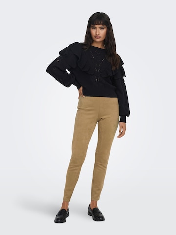 Skinny Leggings 'JO' di ONLY in marrone