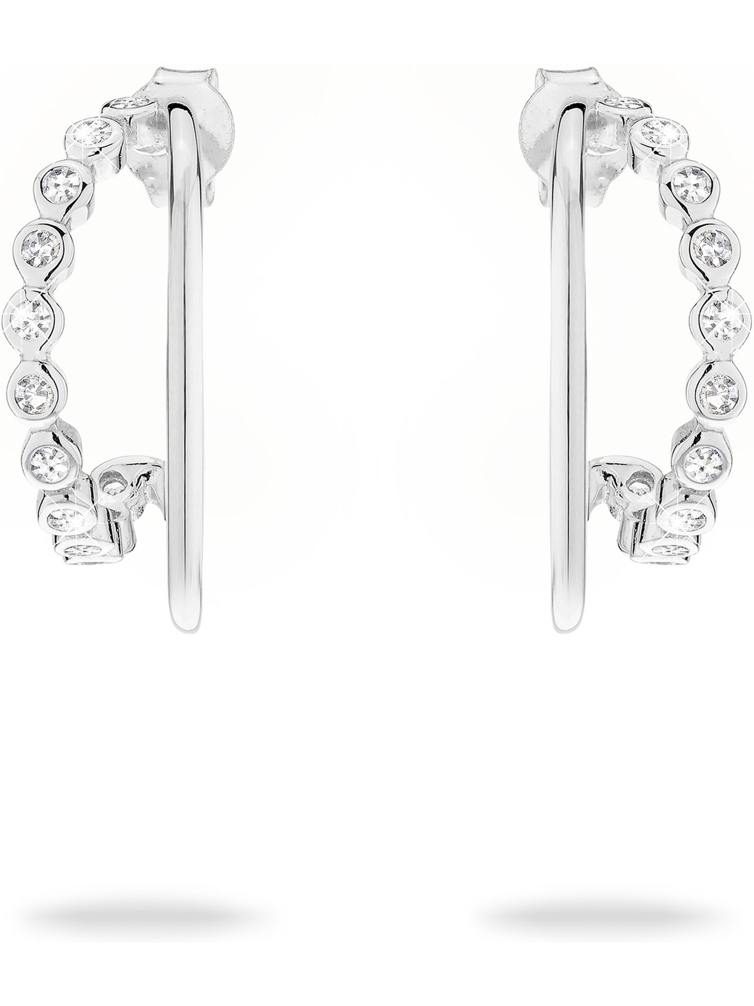 Boucles d'oreilles Tamaris en argent