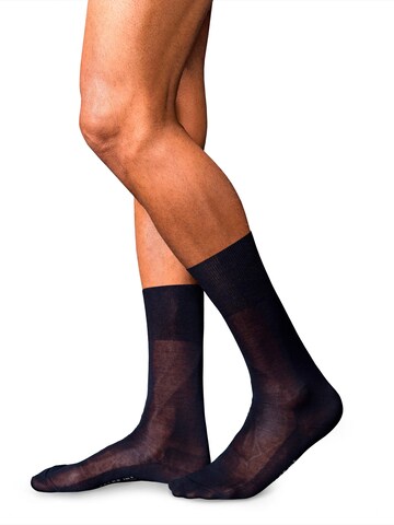 FALKE Socks 'No. 9 Pure Fil d´Écosse' in Blue