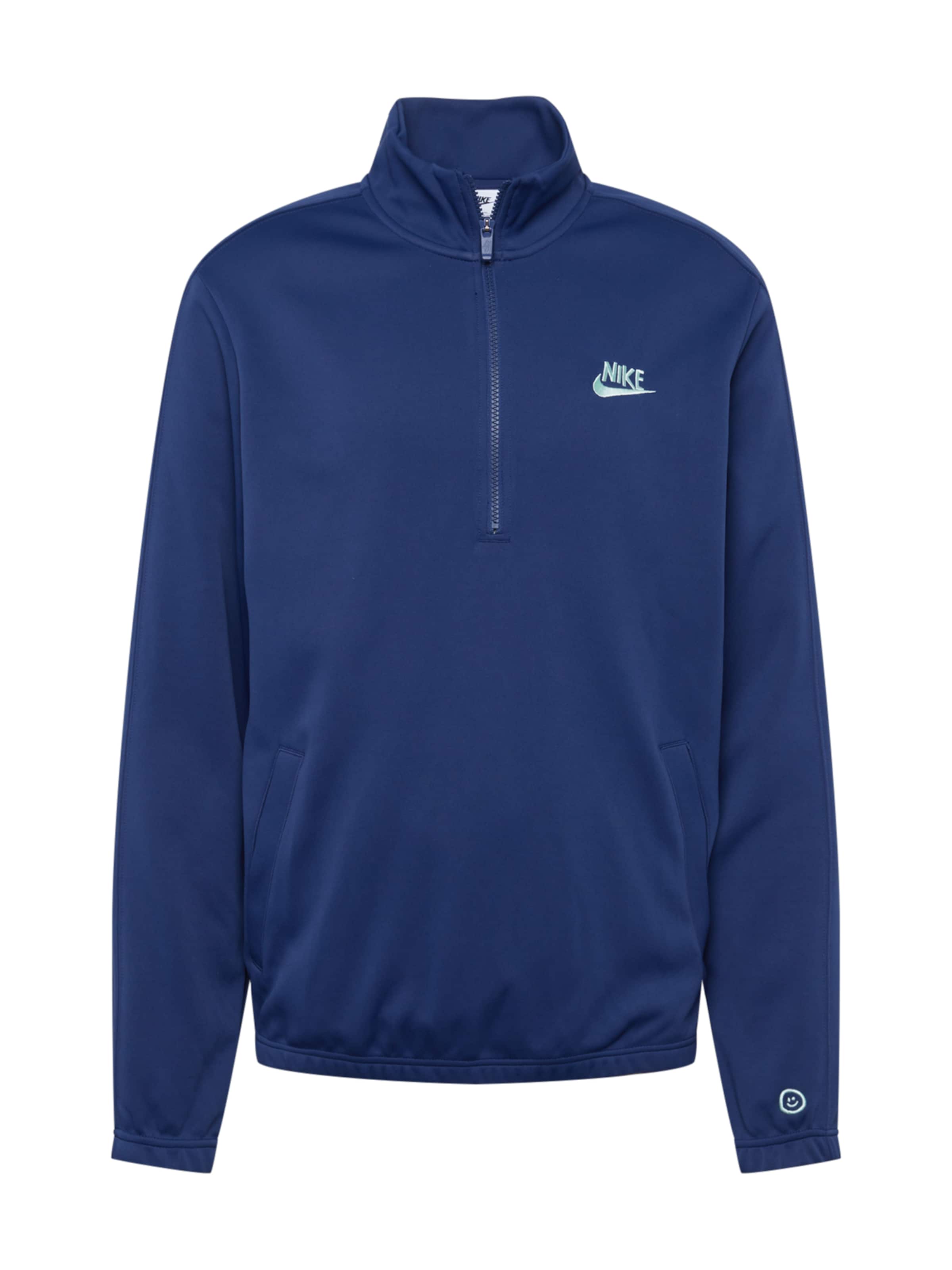 Nike Sportswear Ζακέτα φούτερ σε μπλε: μπροστά