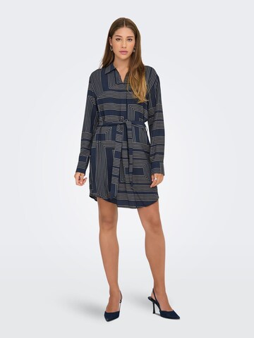 JDY Shirt dress 'Pepper' in Blue