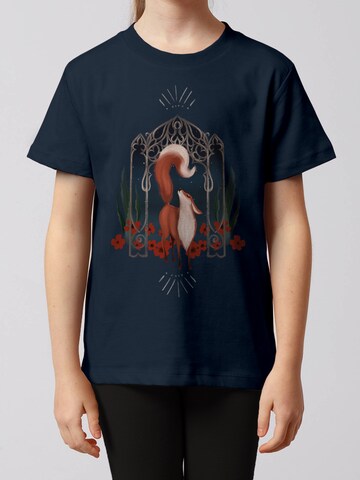 T-Shirt 'Der Wunderschöne Fuchs' watabout.kids en bleu