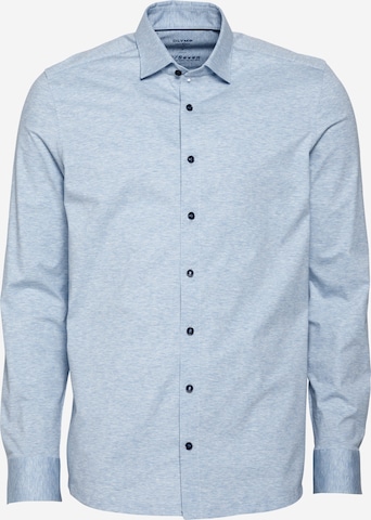 OLYMP Slim fit Business Shirt in Blue: front