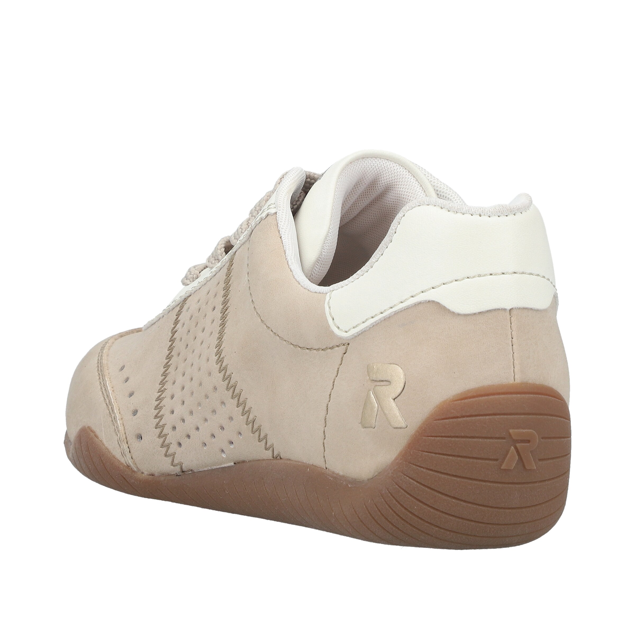 Chaussure de sport à lacets Rieker en beige