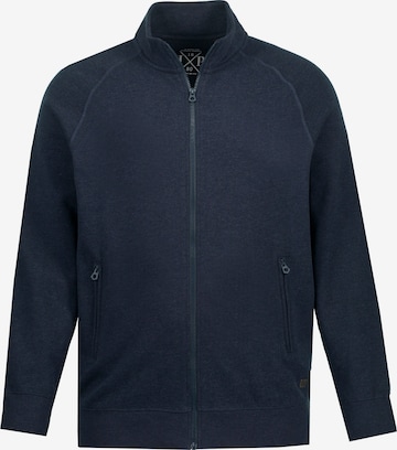 JP1880 Zip-Up Hoodie in Blue: front