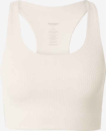 Girlfriend Collective Urheilurintaliivit 'PALOMA' värissä ruskea: etupuoli