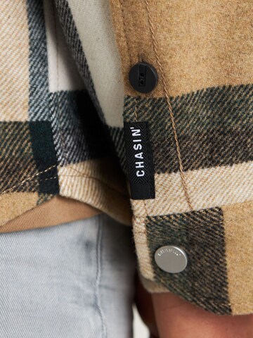 CHASIN' Regular fit Overhemd 'Axel Mick' in Beige