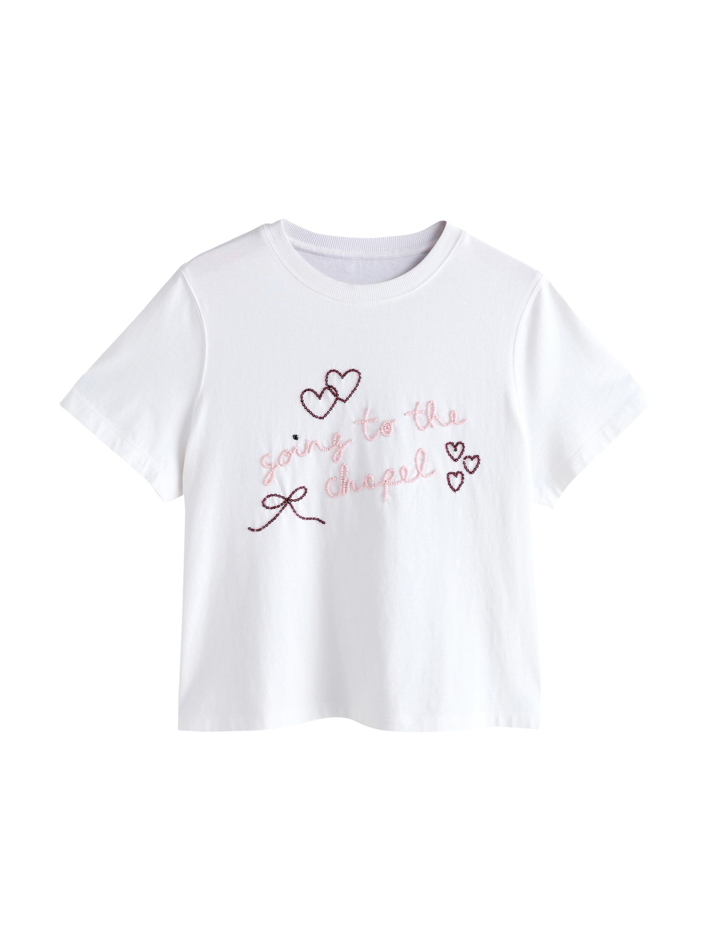 Next Μπλουζάκι σε λευκό: μπροστά