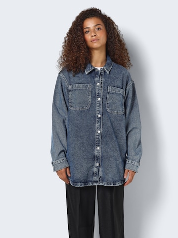 Noisy may - Chaqueta de entretiempo 'NMAlva' en azul: frente