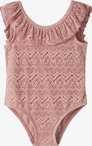 Maillot de bain Lil'Atelier en rose : devant