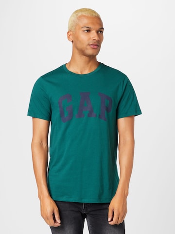 Coupe regular T-Shirt GAP en vert : devant