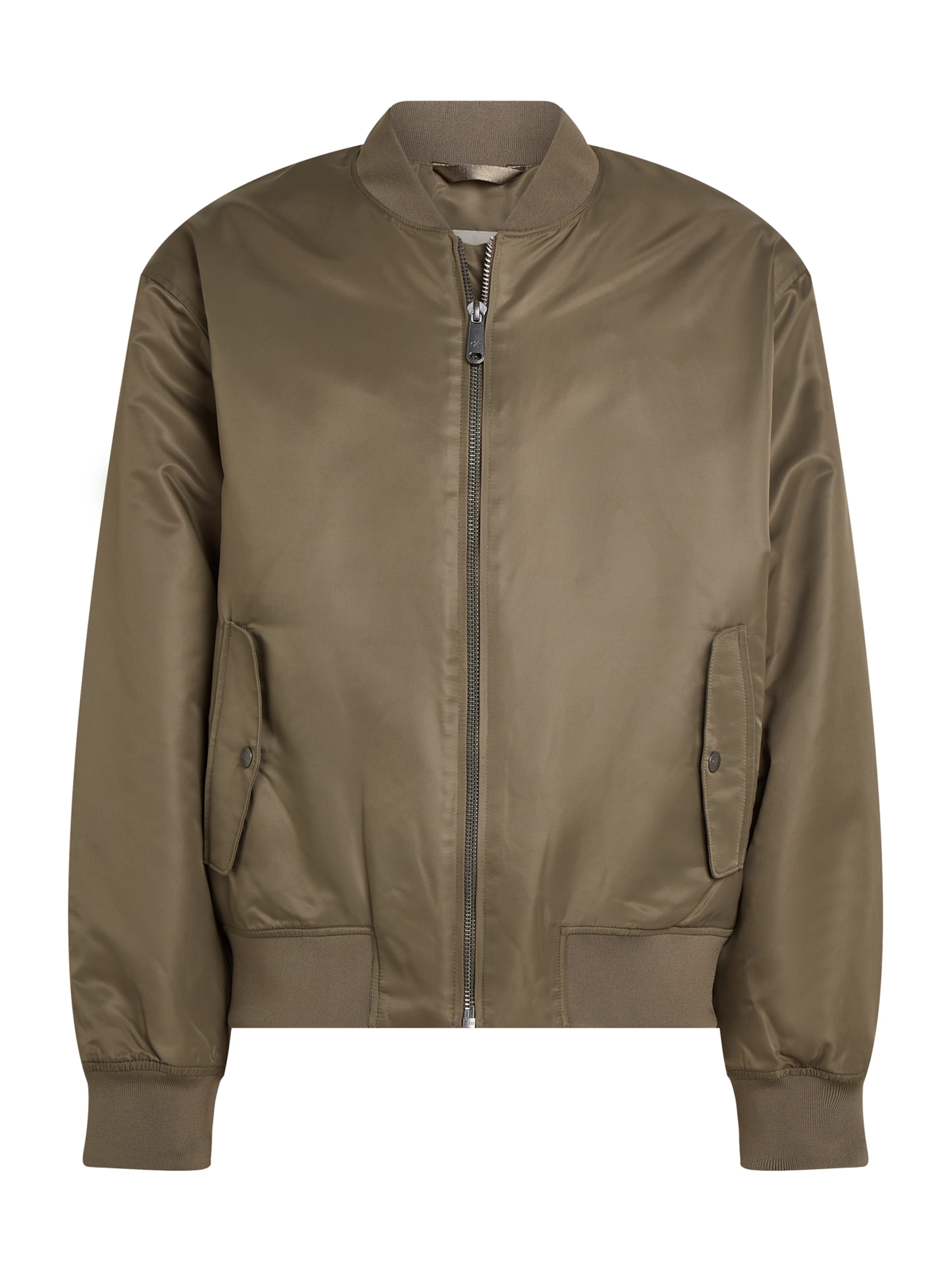 Calvin Klein Jeans Välikausitakki 'HERO' värissä harmaa: etupuoli