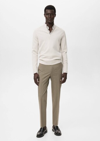 MANGO MAN Pullover 'Luxusp' in Grau