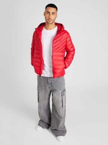 Polo Ralph Lauren Between-Season Jacket 'TERRA' in Red