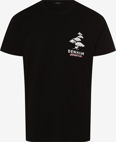 DENHAM Shirt ' Tree ' in rot / schwarz / weiß, Produktansicht