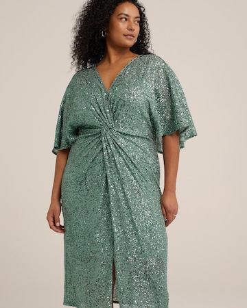 WE Fashion - Vestido em verde: frente