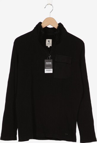 GARCIA Sweatshirt & Zip-Up Hoodie in S in Black: front
