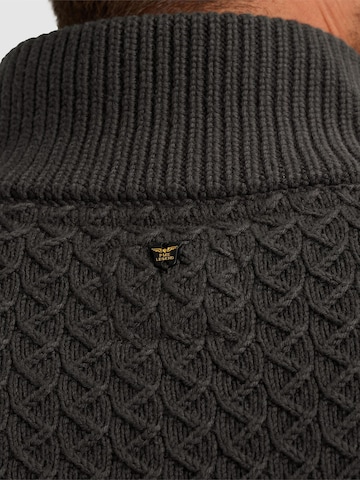 Pullover 'Pullover with half zipper' di PME Legend in grigio