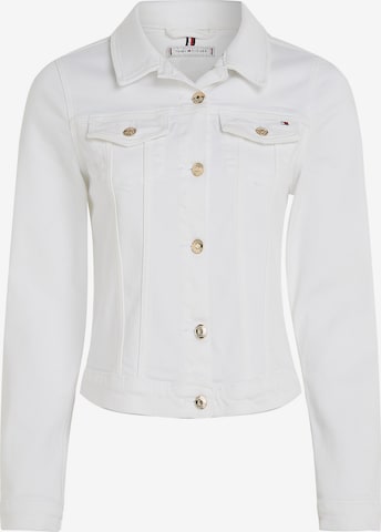 Veste mi-saison Tommy Hilfiger Curve en blanc : devant