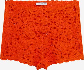 MANGO Slimfit Shorts 'Esteba' in Orange: predná strana