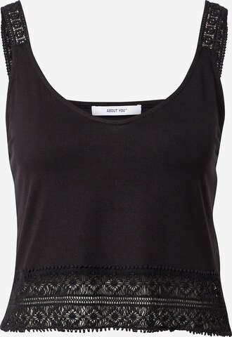 ABOUT YOU Top 'Connie' in Schwarz: predná strana