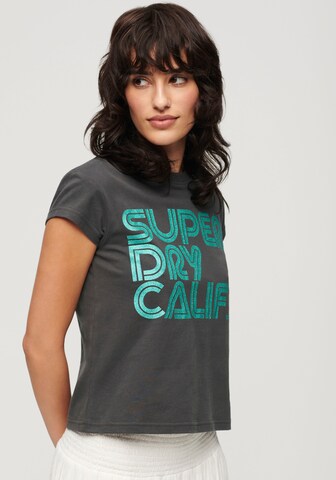 Superdry T-Shirt in Grau: Vorderseite