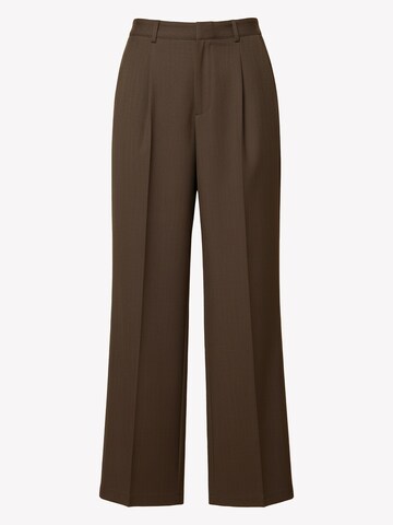 Honnête Atelier Regular Pants 'Isaline' in Brown: front