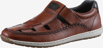 Rieker Classic Flats in Brown: front