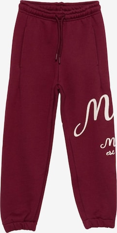 regular Pantaloni di MSGM in rosso: frontale