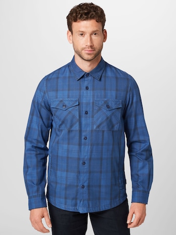 Barbour Regular fit Overhemd in Blauw: voorkant