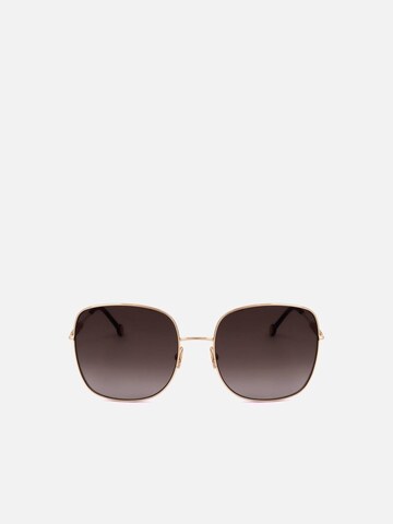 Carolina Herrera Zonnebril 'Carolina Herrera CH 0035/S Gold lilac 59/19/145 Women Sunglasses' in Goud: voorkant
