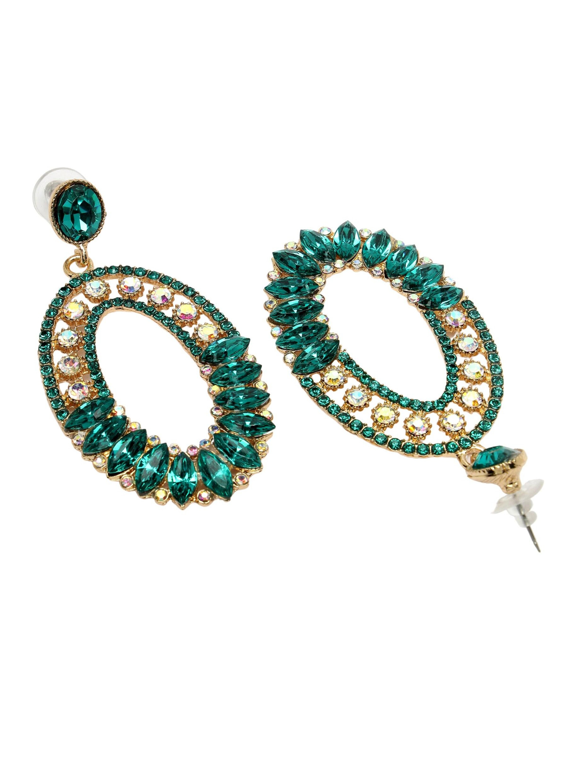 AVANT-GARDE PARIS - Pendientes 'Xeniaya' en verde