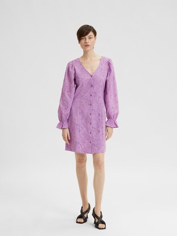 SELECTED FEMME Dress 'Nally' in Purple