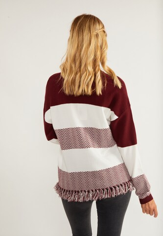 usha FESTIVAL Sweater 'Carnea' in Red