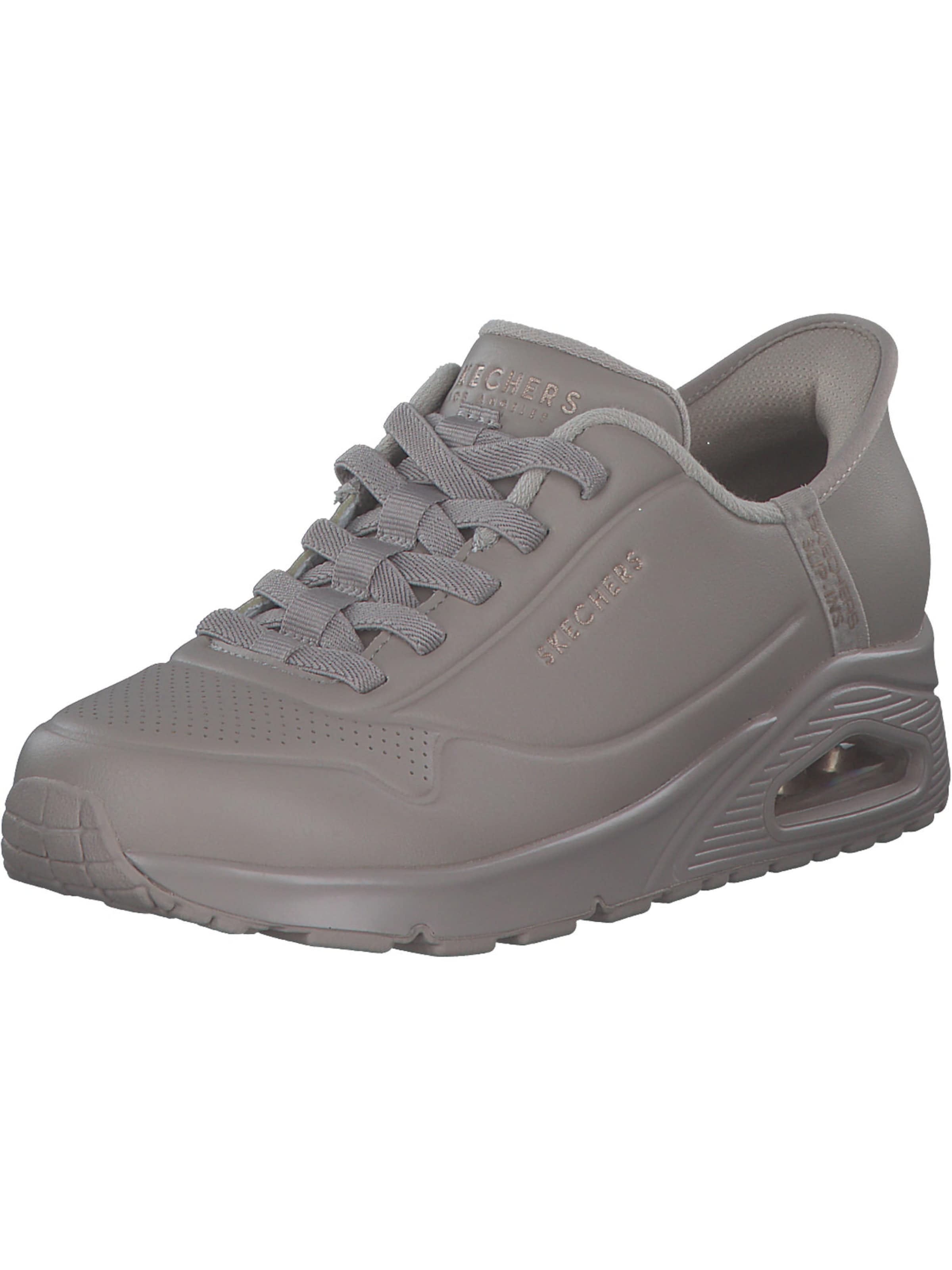 SKECHERS Platform trainers 'Uno - Easy-Air' in Grey: front