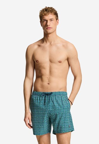 The Sunshine Brand Σορτσάκι-μαγιό 'Scott Batic Lotus' σε πράσινο: μπροστά