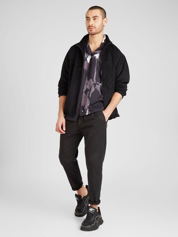 HUGO Comfort fit Button Up Shirt 'Egeeno' in Black