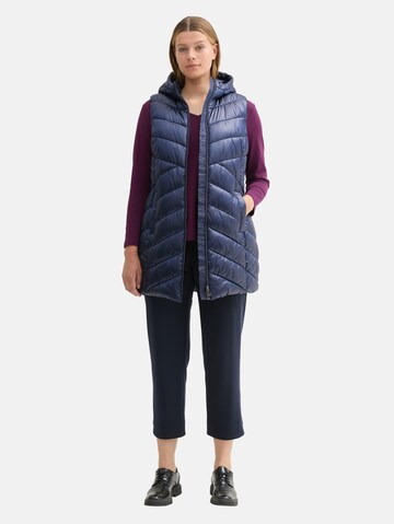 Tom Tailor Women + Vest in Blue