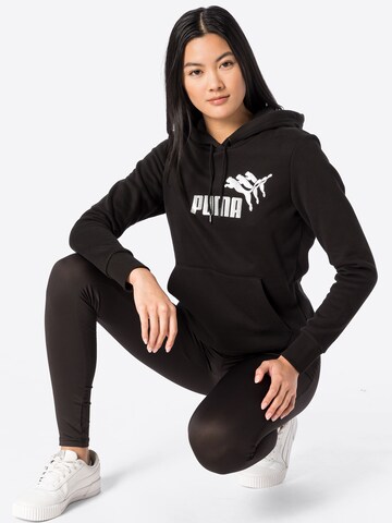 PUMA - Sweatshirt de desporto em preto