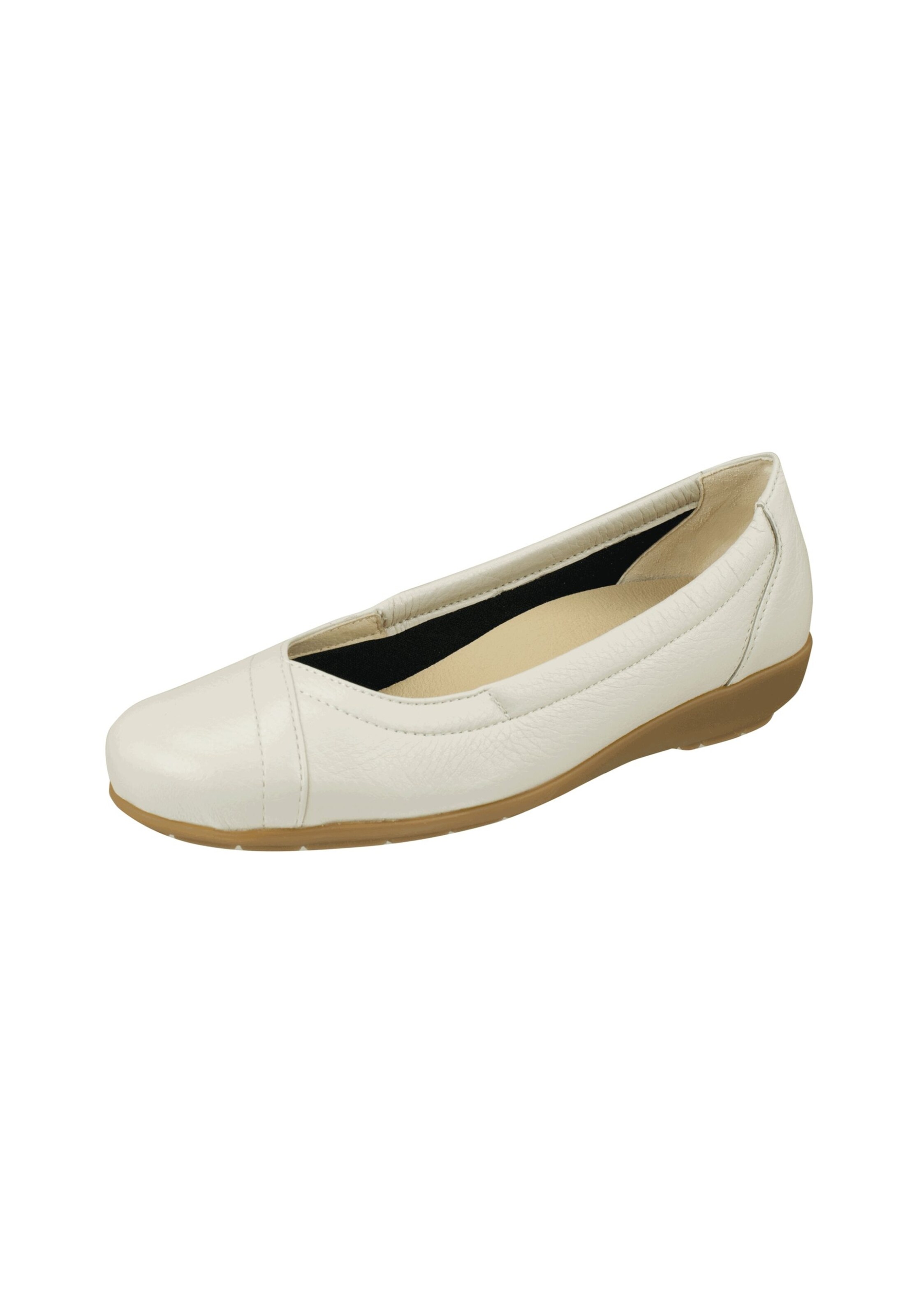 Natural Feet Ballerina 'Christina' in Beige: voorkant