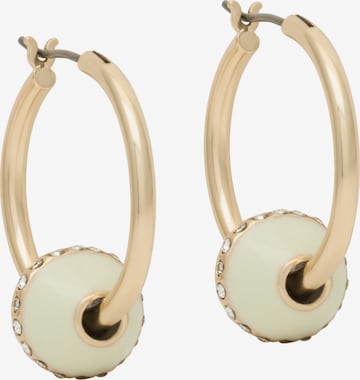 Boucles d'oreilles 'White Dreams' A&C Oslo – Nordic Design Jewellery en blanc : devant