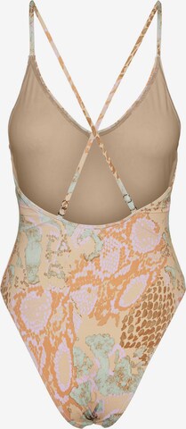 VERO MODA Bustier Uimapuku 'KAREN' värissä oranssi