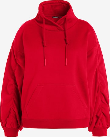 Sweat-shirt Ulla Popken en rouge : devant