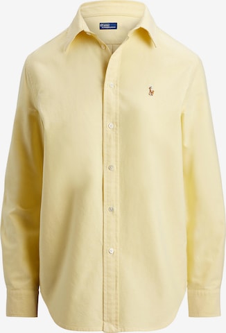 Polo Ralph Lauren Blouse 'CLASSIC' in Yellow: front