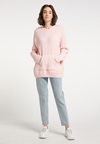 Pull-over oversize MYMO en rose