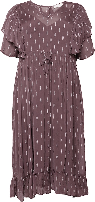Guido Maria Kretschmer Curvy Collection Kleid 'Charis' in Aubergine Guido Maria Kretschmer Curvy Collection Kleid 'Charis' in Aubergine