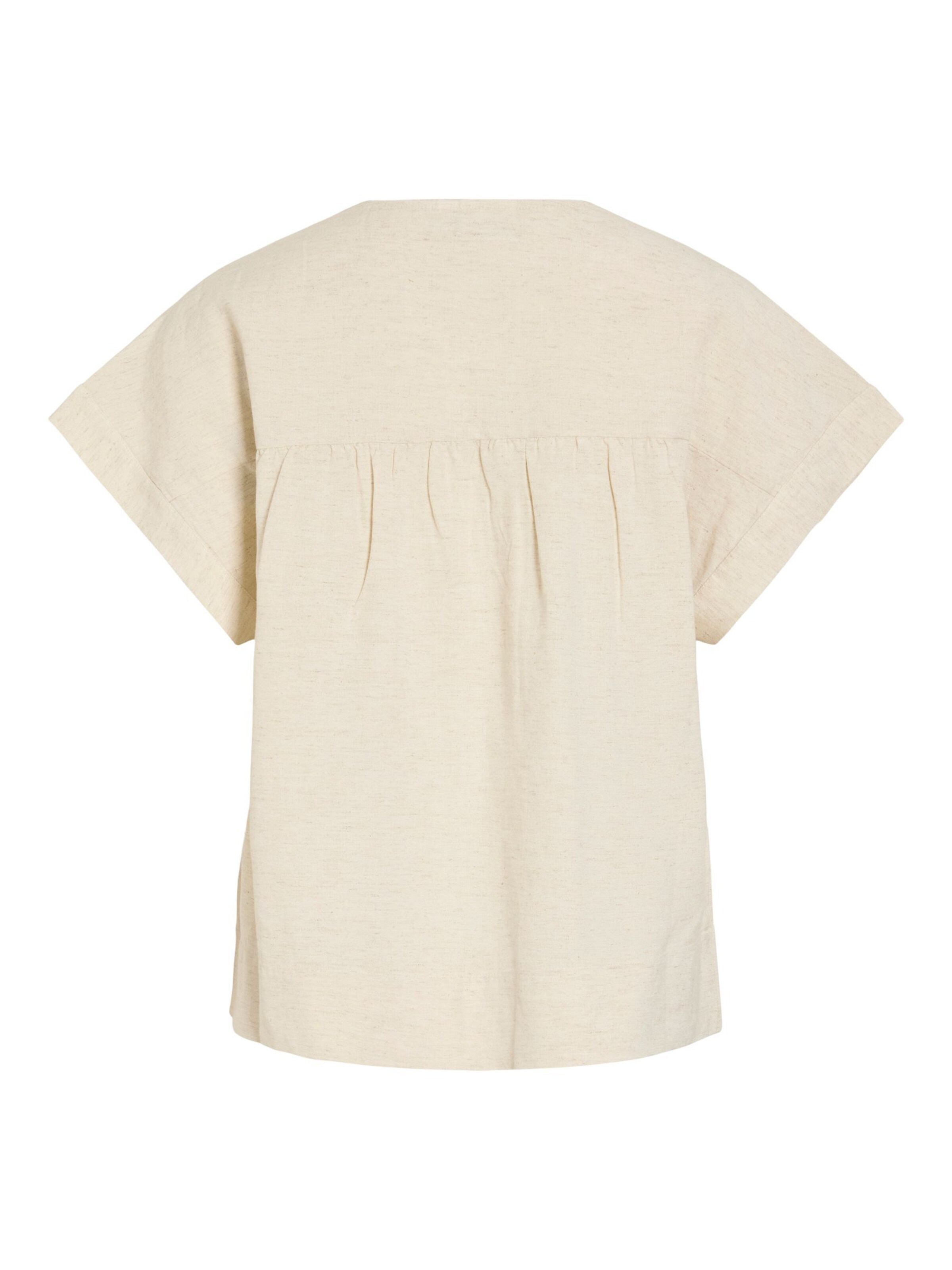 VILA T-Shirt in Beige