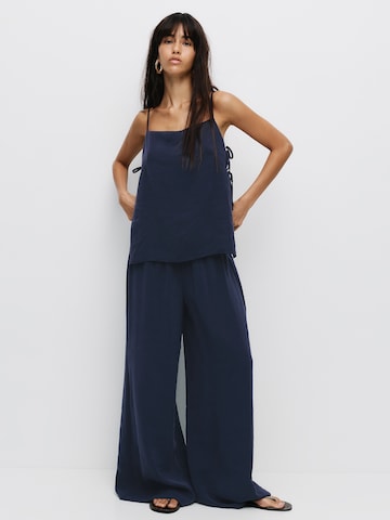 Pull&Bear Top - Modrá: predná strana
