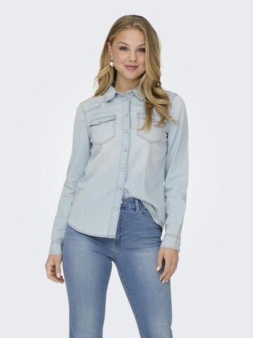 ONLY Blouse in Blauw: voorkant