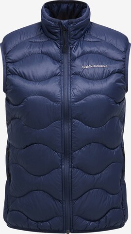 PEAK PERFORMANCE Vest 'Helium  Down  Vest' in Blue: front